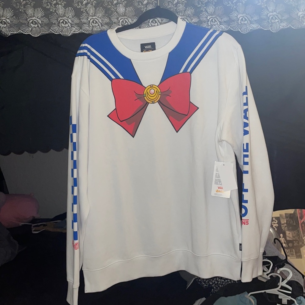Limited edition sailor moon vans sweatshirt